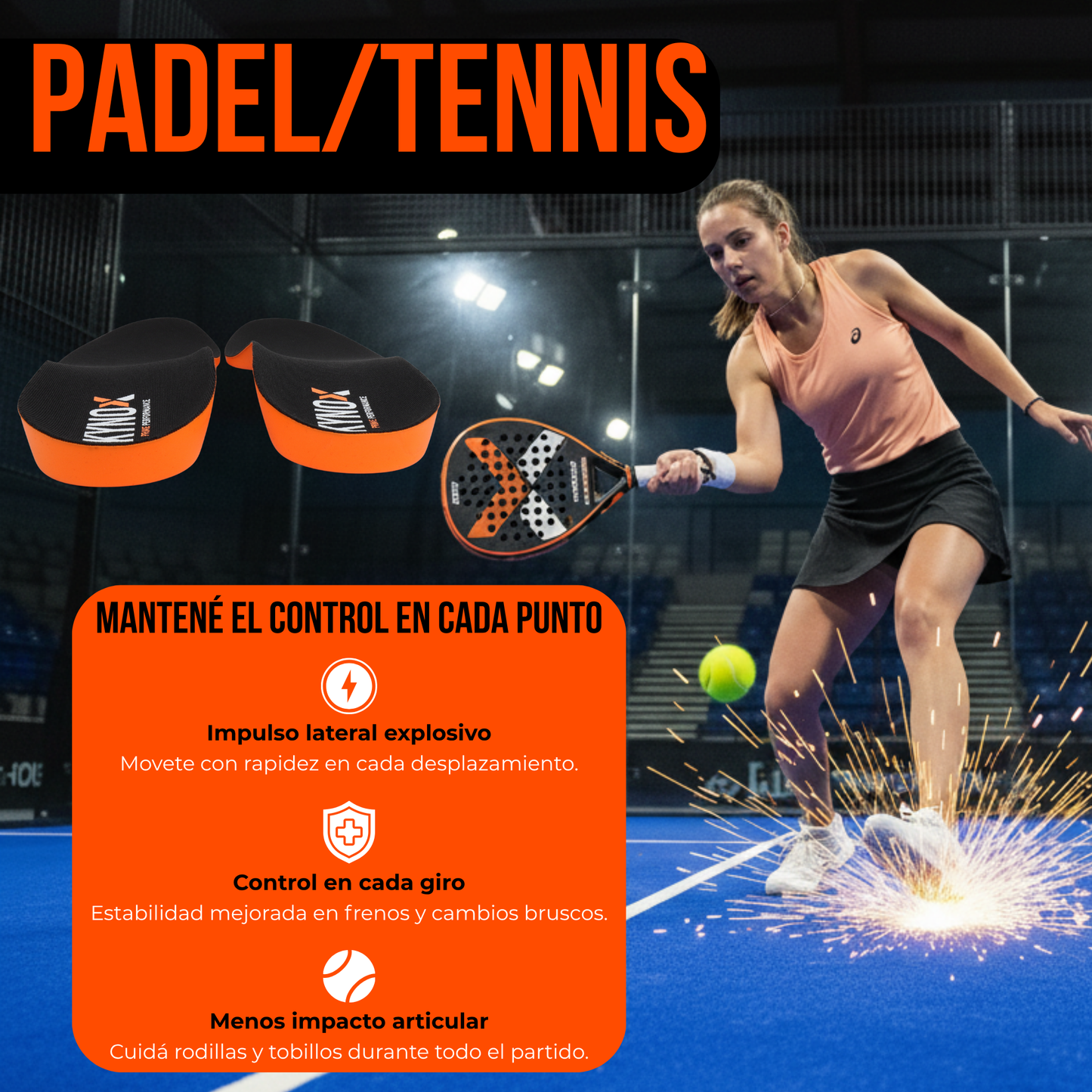 Kynox Prime Performance – Plantillas Deportivas de Fibra de Carbono