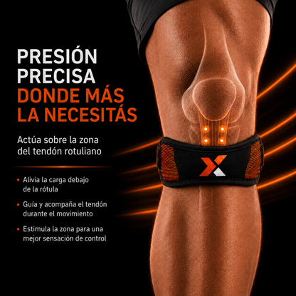 Banda Rotuliana Deportiva KYNOX FLEX para aliviar el dolor de rodilla