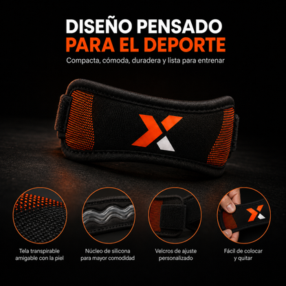 Banda Rotuliana Deportiva KYNOX FLEX para aliviar el dolor de rodilla