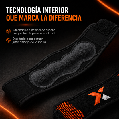 Banda Rotuliana Deportiva KYNOX FLEX para aliviar el dolor de rodilla