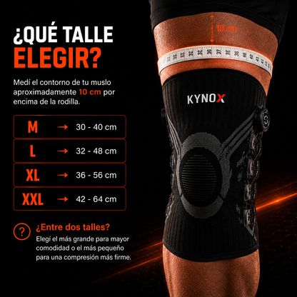 Rodillera Deportiva KYNOX FIT 360 con Ajuste de Precisión