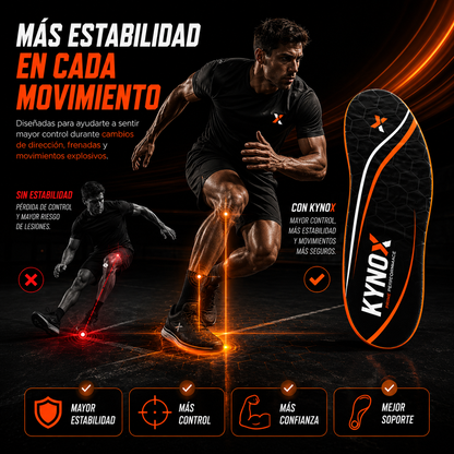 Plantillas Deportivas de Fibra de Carbono KYNOX PRIME PERFORMANCE