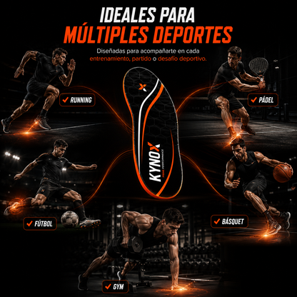 Plantillas Deportivas de Fibra de Carbono KYNOX PRIME PERFORMANCE