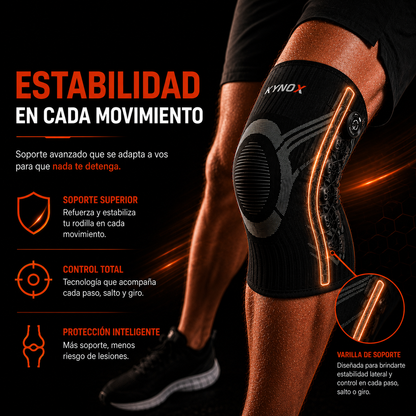 Rodillera Deportiva KYNOX FIT 360 con Ajuste de Precisión