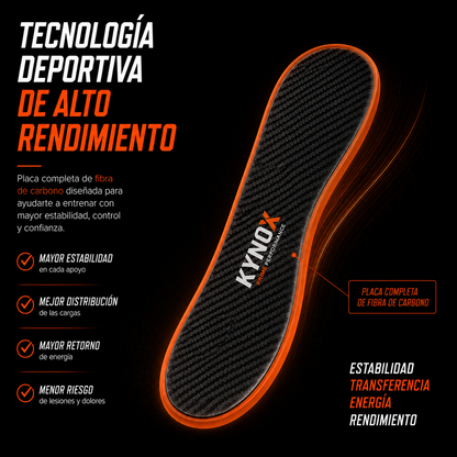 Plantillas Deportivas de Fibra de Carbono KYNOX PRIME PERFORMANCE